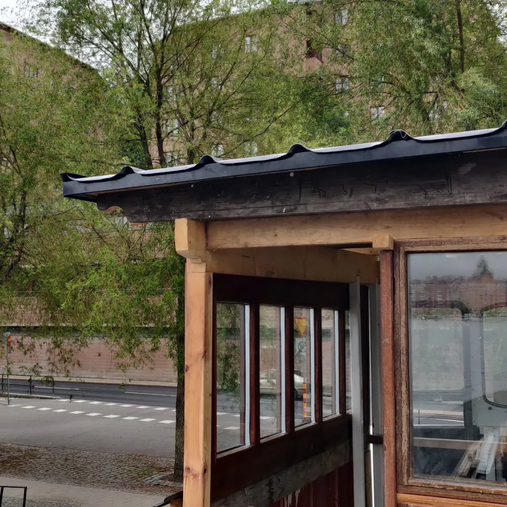 Detaljer på båttak