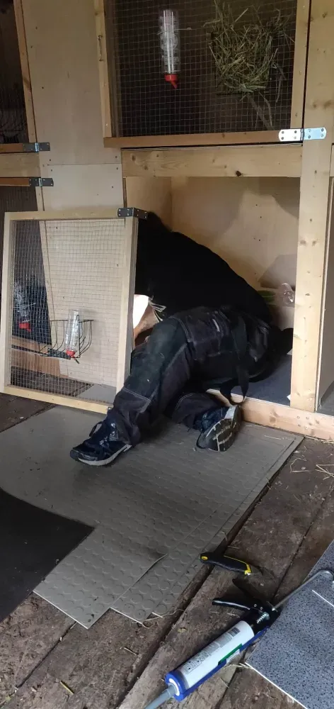 Tätning av plastmattor 